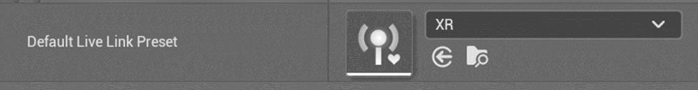 Default Live Link preset