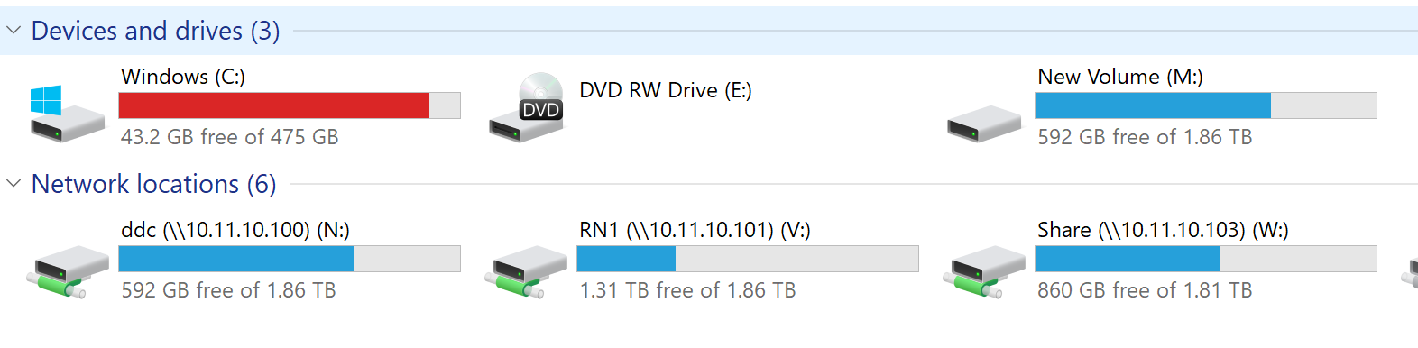 Network drives
